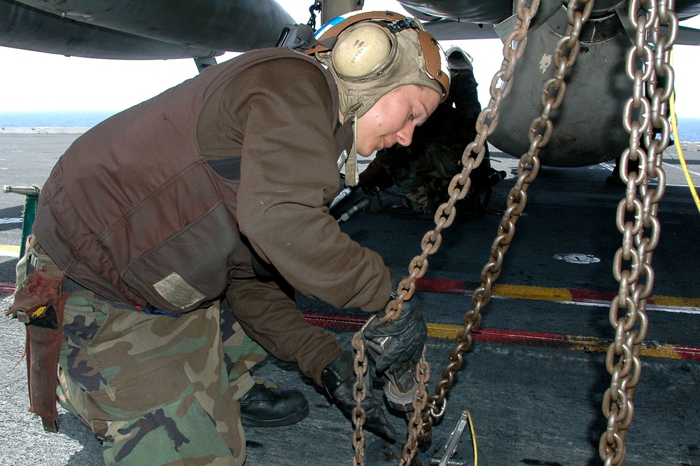 USS Nimitz at sea