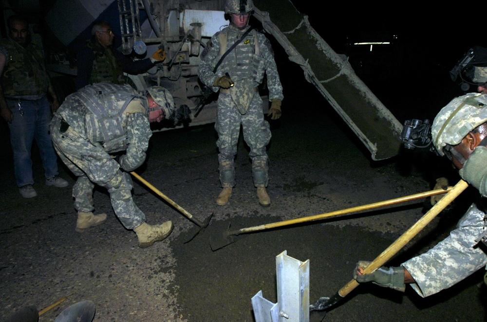 Airborne engineers fill 100th crater