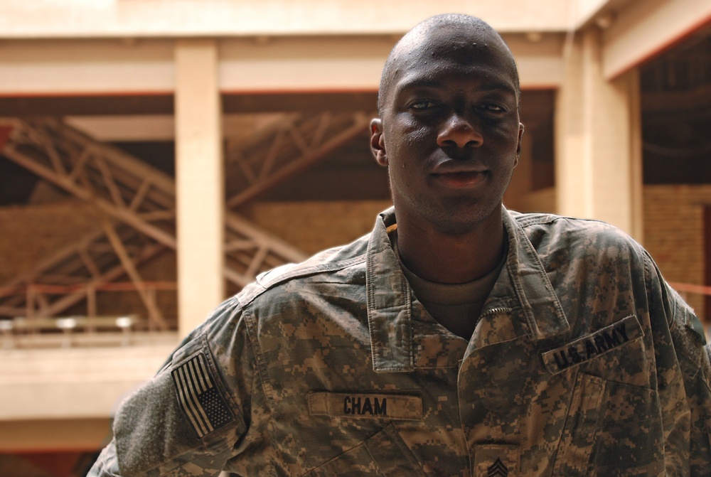 Airborne Sergeant's journey leads him from Africa to U.S. to Iraq