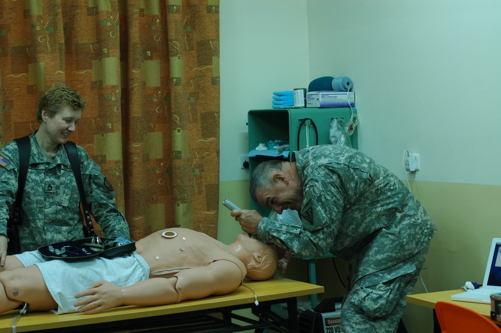 Transitioning healthcare to the Iraqis