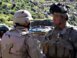 Spartan first sergeant receives Silver Star