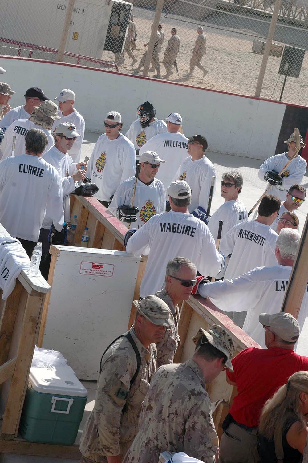 Stanley Cup, NHL alumni visit Kandahar Airfield