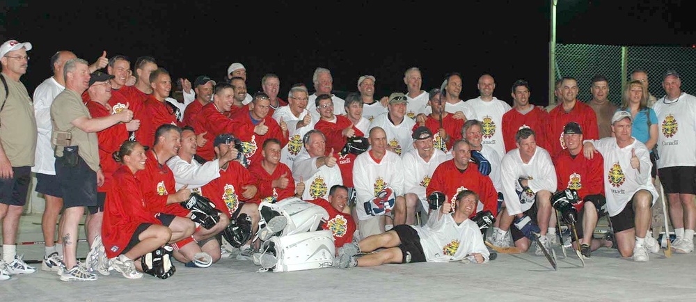 Stanley Cup, NHL alumni visit Kandahar Airfield