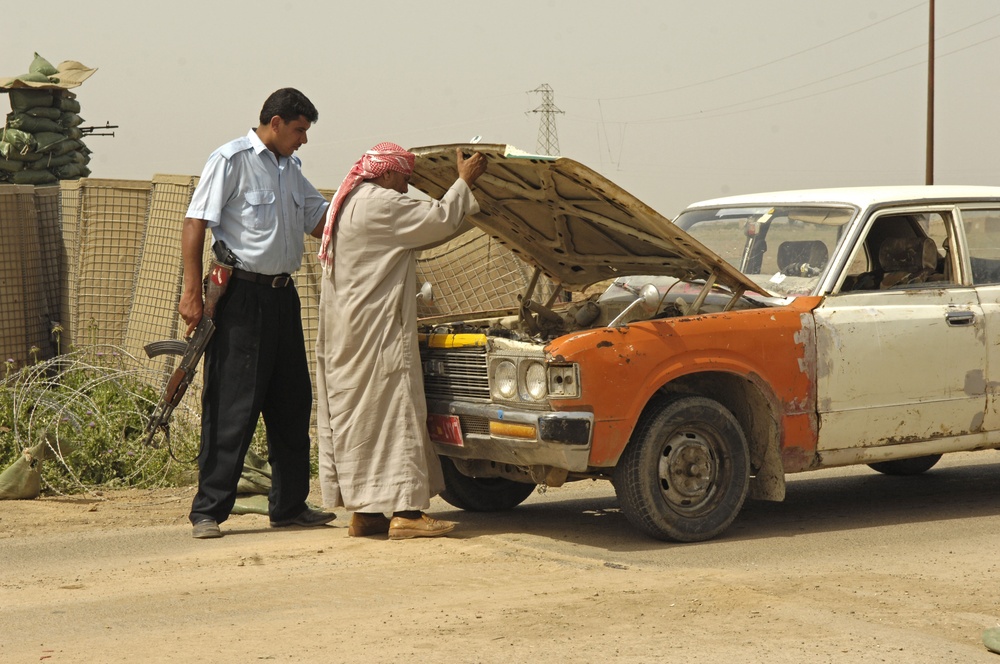 Riyadh vehicle control point