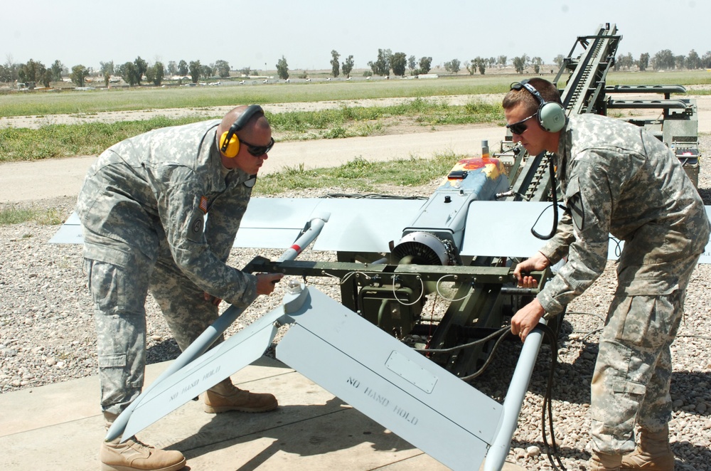 UAV platoon maintains eyes on battlefield