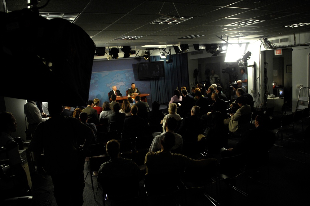 press conference