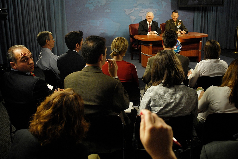 press conference