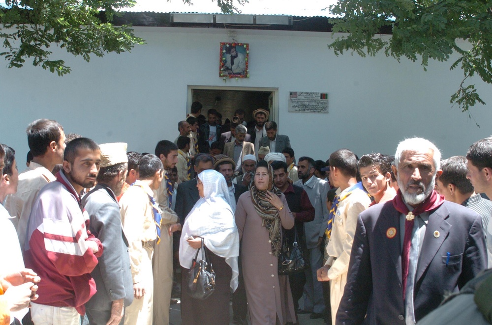 Parwan province high school gets &quot;face-lift&quot;