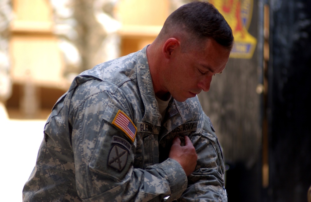 Soldier memorialized at distant patrol base