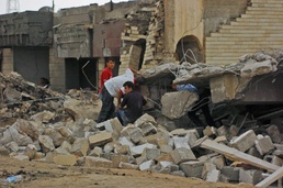 Light shining after VBIED attack