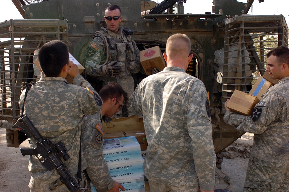 Fort Lewis Troops set up combat outpost, patrol Karkh neighborhood