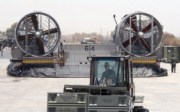 LCACs arrive at Kuwait Naval Base