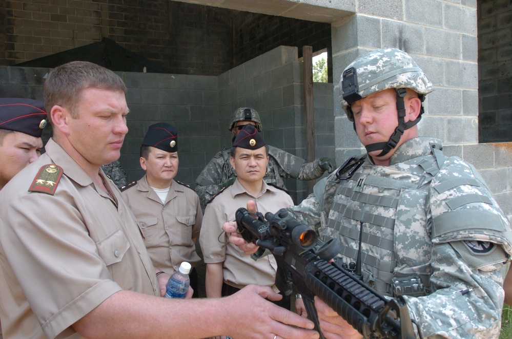 Patton's Own Embraces Former Soviet State During Information Exchang