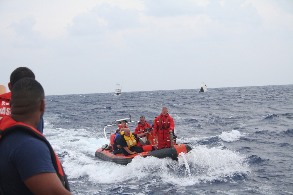 Coast Guard Cutter Rescues Family of Six