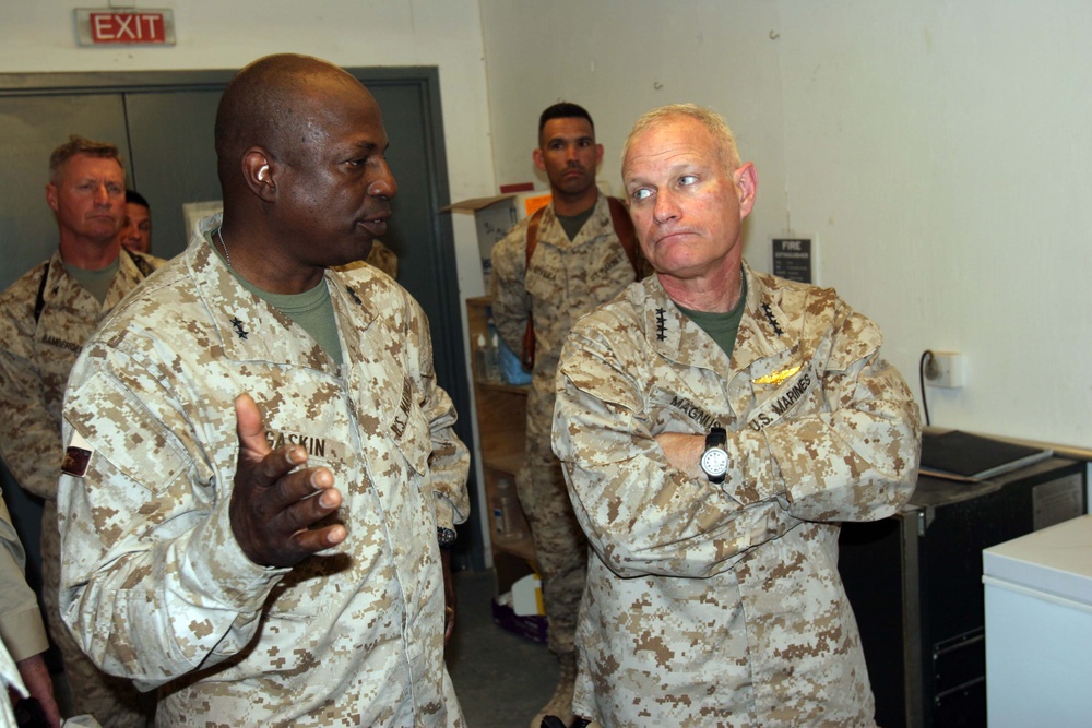 Assistant Commandant of the Marine Corps Tours Camp Taqaddum