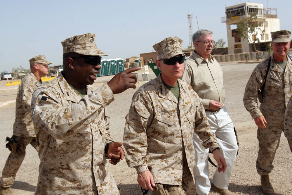 Assistant Commandant of the Marine Corps Tours Camp Taqaddum