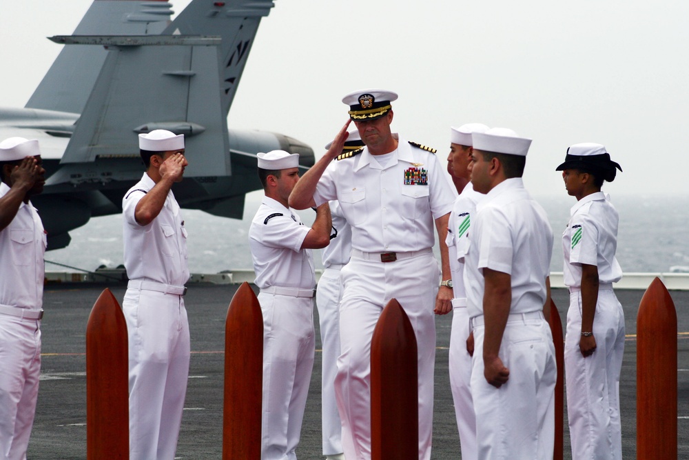 USS Kitty Hawk Change of Command