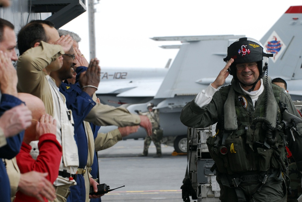 USS Kitty Hawk Change of Command