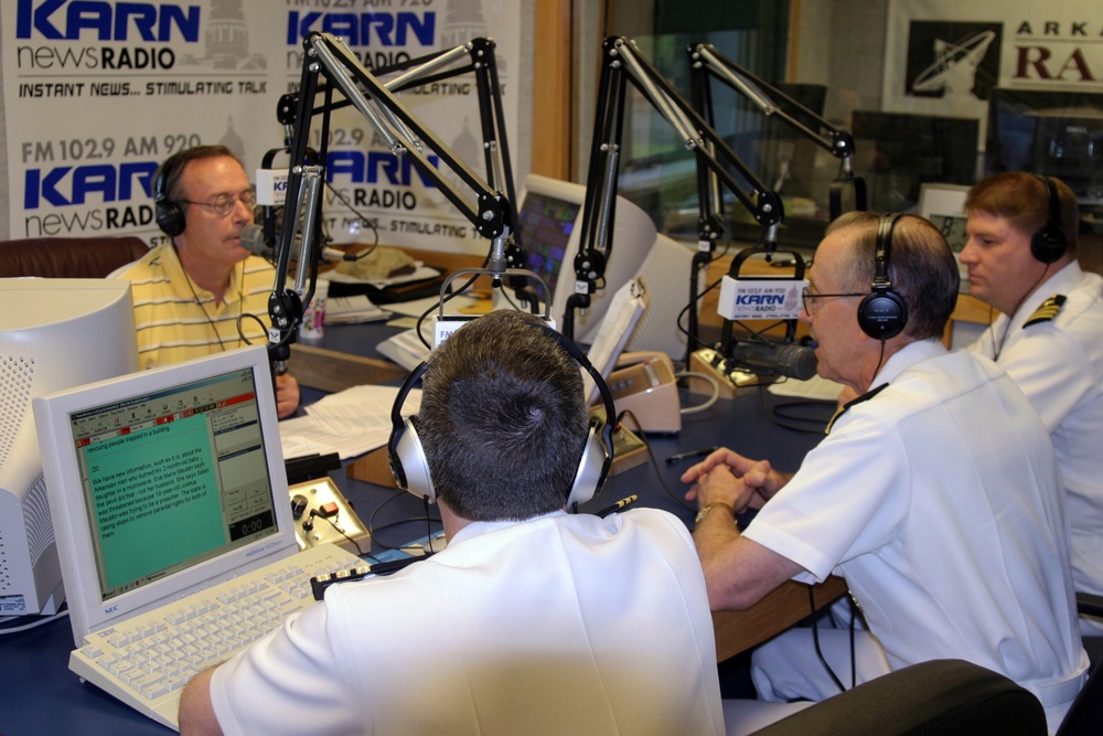 Little Rock Navy Week Radio Interview