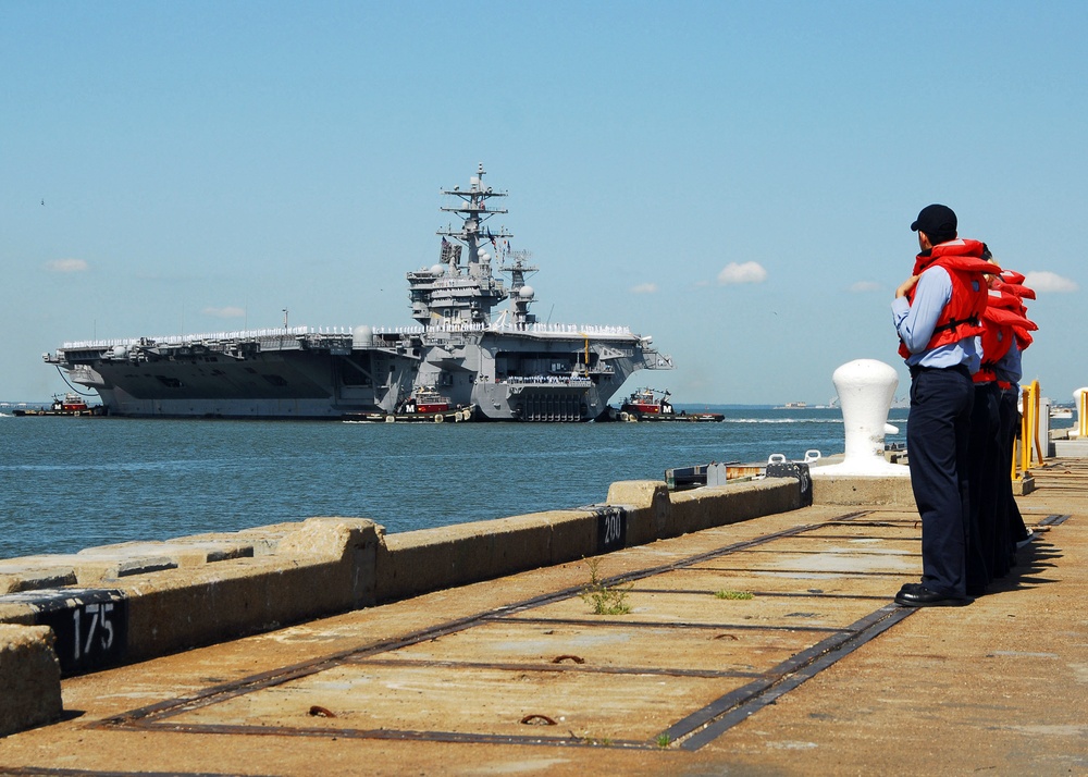 USS Dwight D. Eisenhower Returns from Deployment