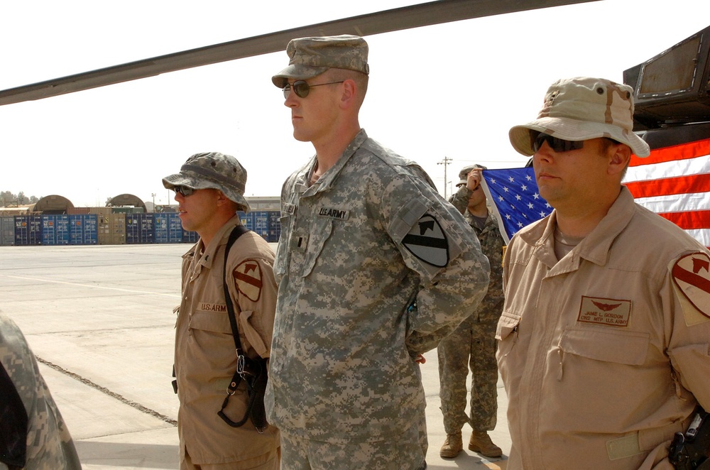 Cavalry aviators receive Combat Action Badges