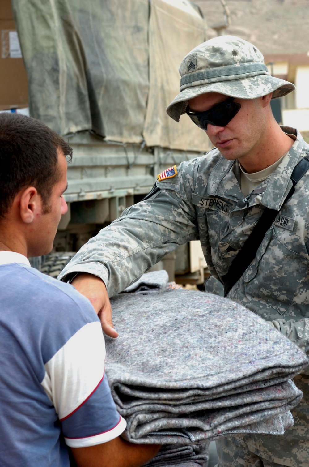 Rough Riders mount up, hit dusty trail to deliver supplies