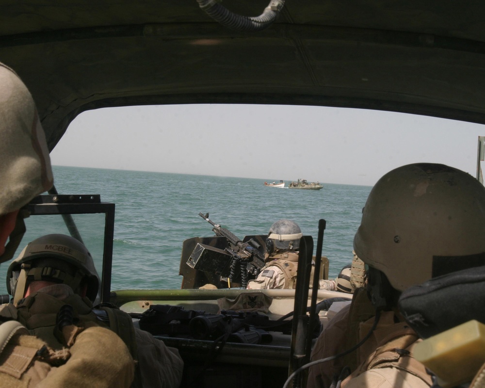 U.S. Sailors Patrol Lake Habbaniyah