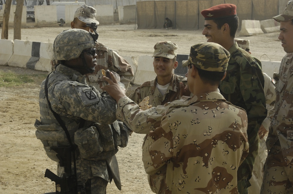 Bravo Battery U.S. Soldiers from Ft. Drum Conduct Searches