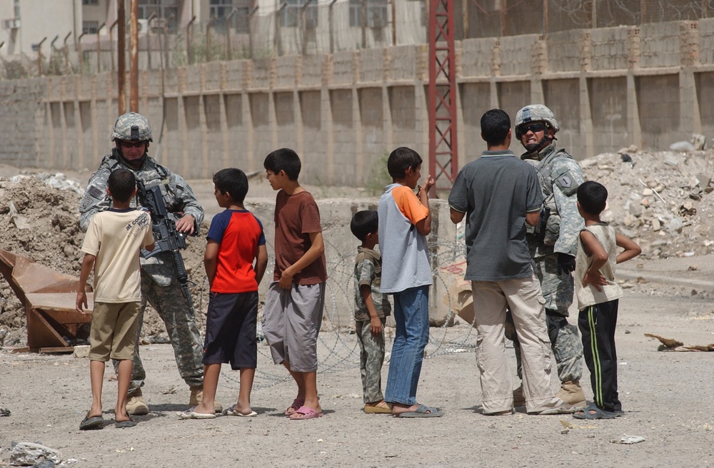 Soldiers From 26th Infantry Regiment Patrol Selegh