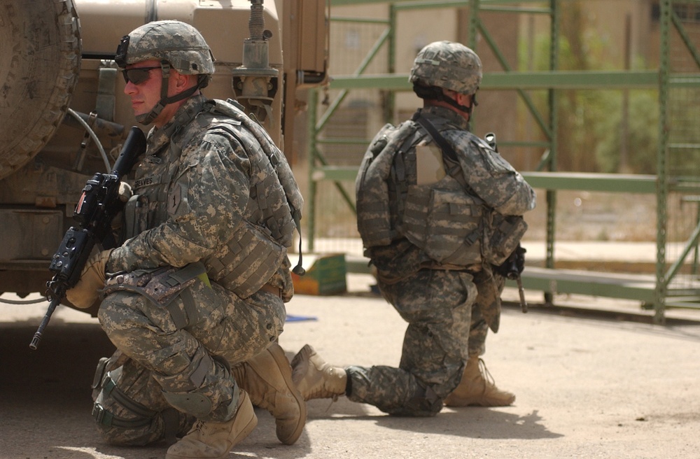 Soldiers From 26th Infantry Regiment Patrol Selegh