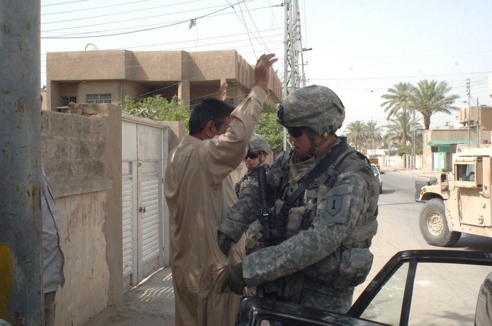 Soldiers from 4th Brigade Combat Team, 1st Infantry Division Act On Tip