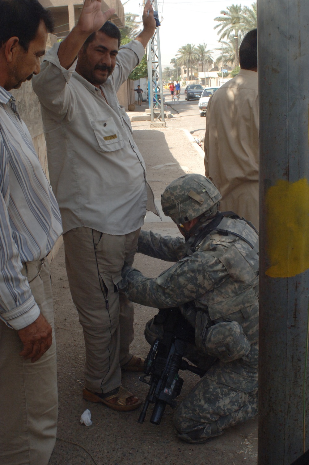 Soldiers from 4th Brigade Combat Team, 1st Infantry Division Act On Tip