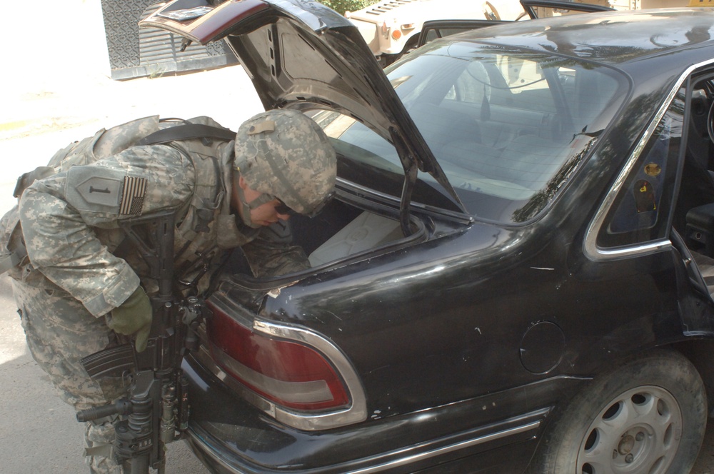 Soldiers from 4th Brigade Combat Team, 1st Infantry Division Act On Tip