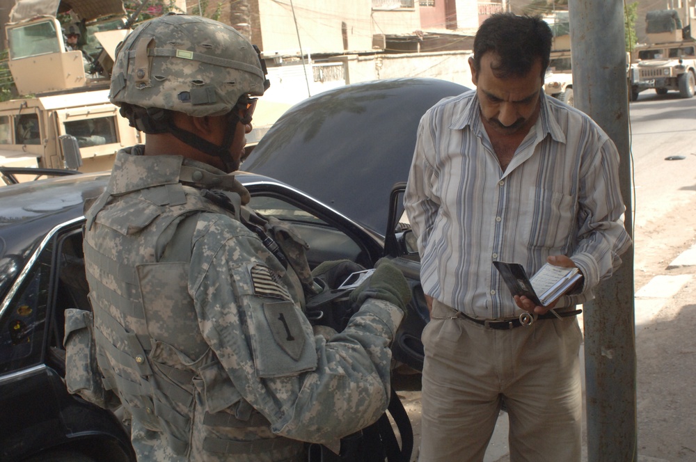 Soldiers from 4th Brigade Combat Team, 1st Infantry Division Act On Tip