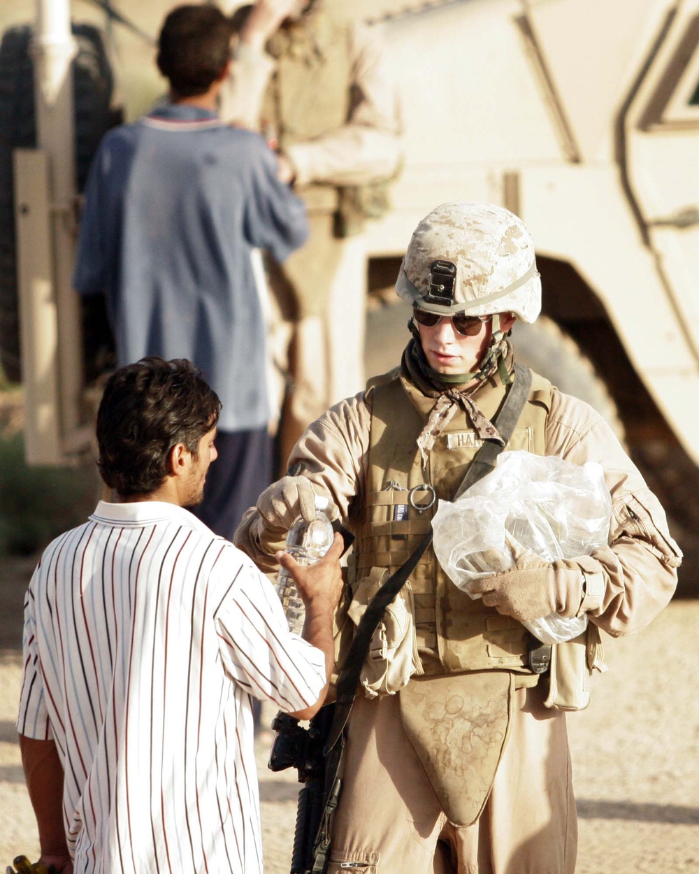 Marines at Camp Taqaddum Interact With Surrounding Community