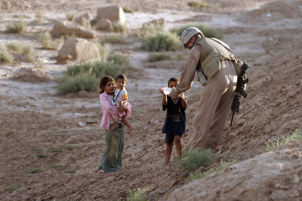 Marines at Camp Taqaddum Interact With Surrounding Community