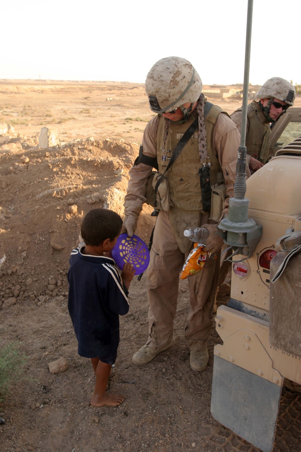 Marines at Camp Taqaddum Interact With Surrounding Community