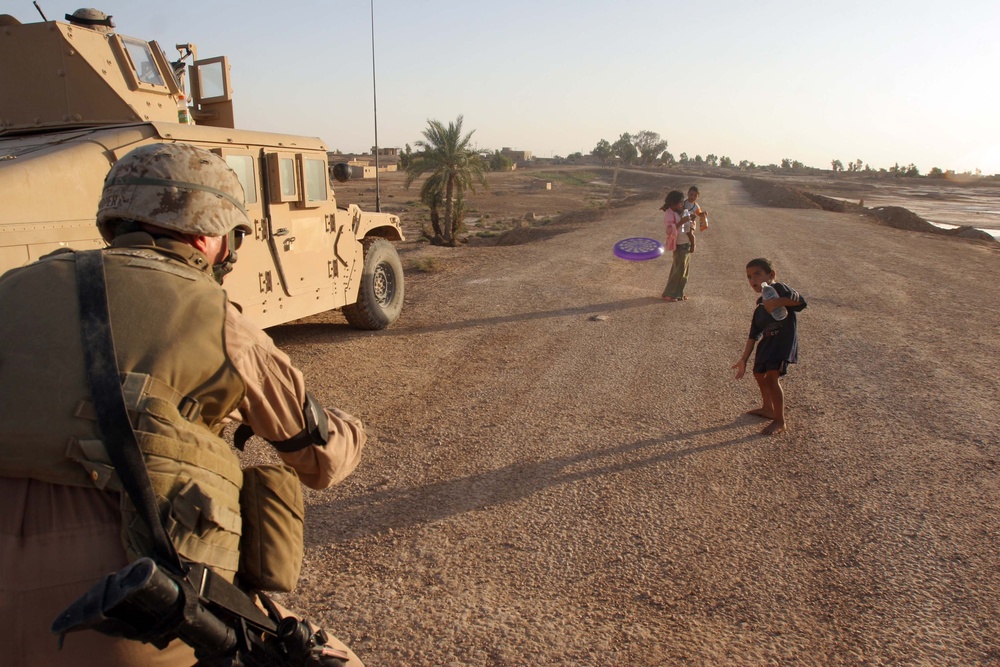 Marines at Camp Taqaddum Interact With Surrounding Community