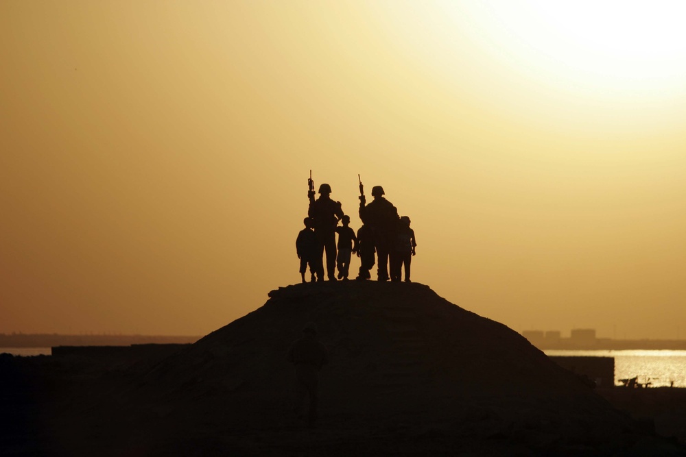 Marines at Camp Taqaddum Interact With Surrounding Community