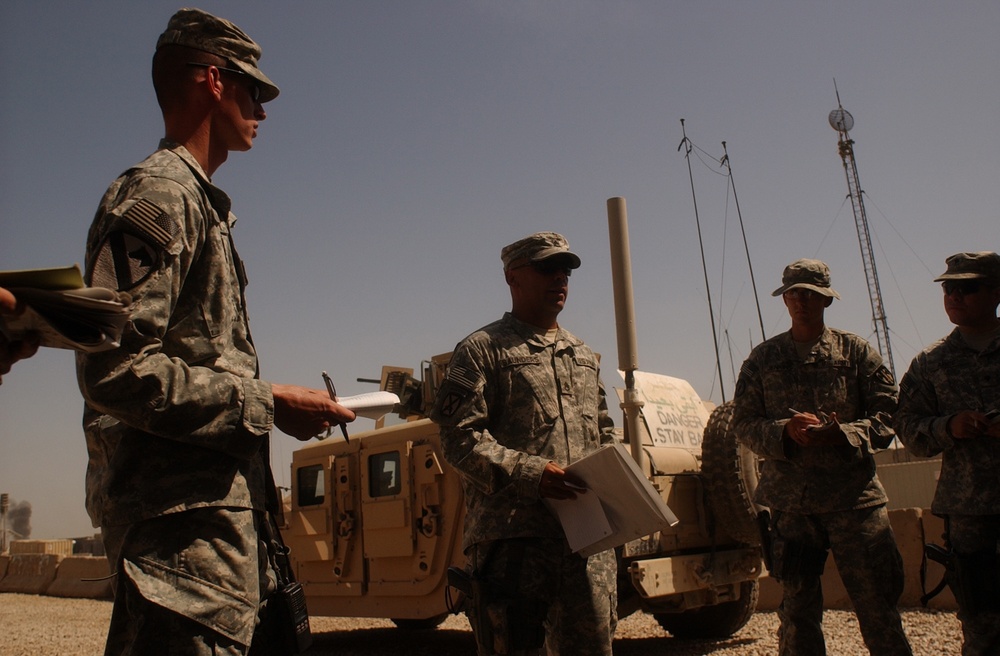 127th Military Police Company Assists, Observes Iraqi Highway Patrol