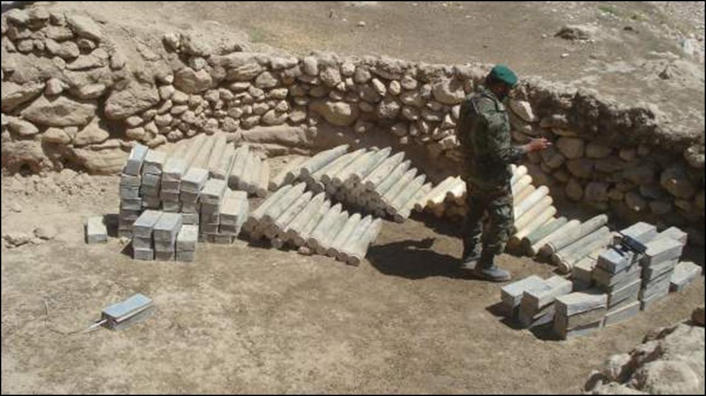 ANA Commander Inventories Large Munitions Cache