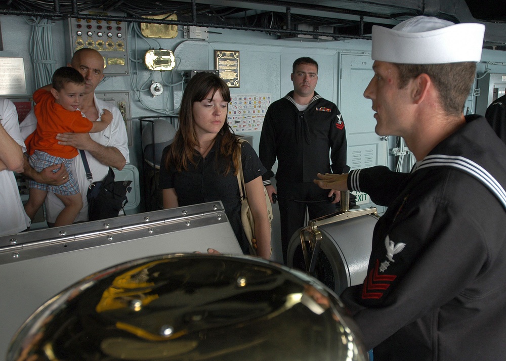 USS Emory S. Land visits Montenegro