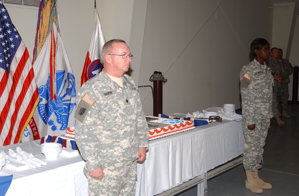 Army Birthday Cake-Cutting Ceremony