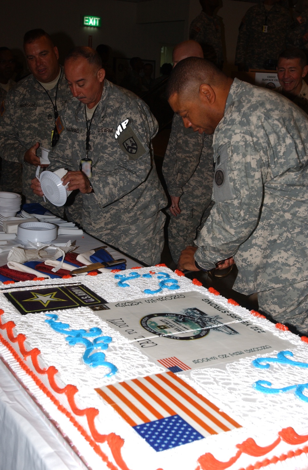 Army Birthday Cake-Cutting Ceremony