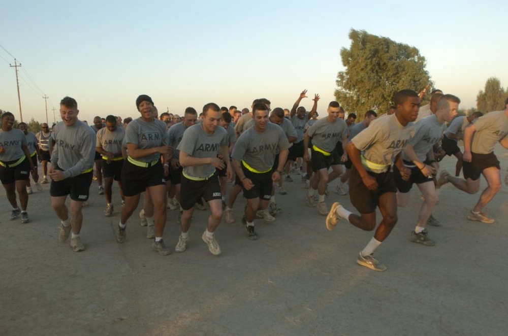 3rd Heavy Brigade Combat Team holds Army Birthday Fun Run