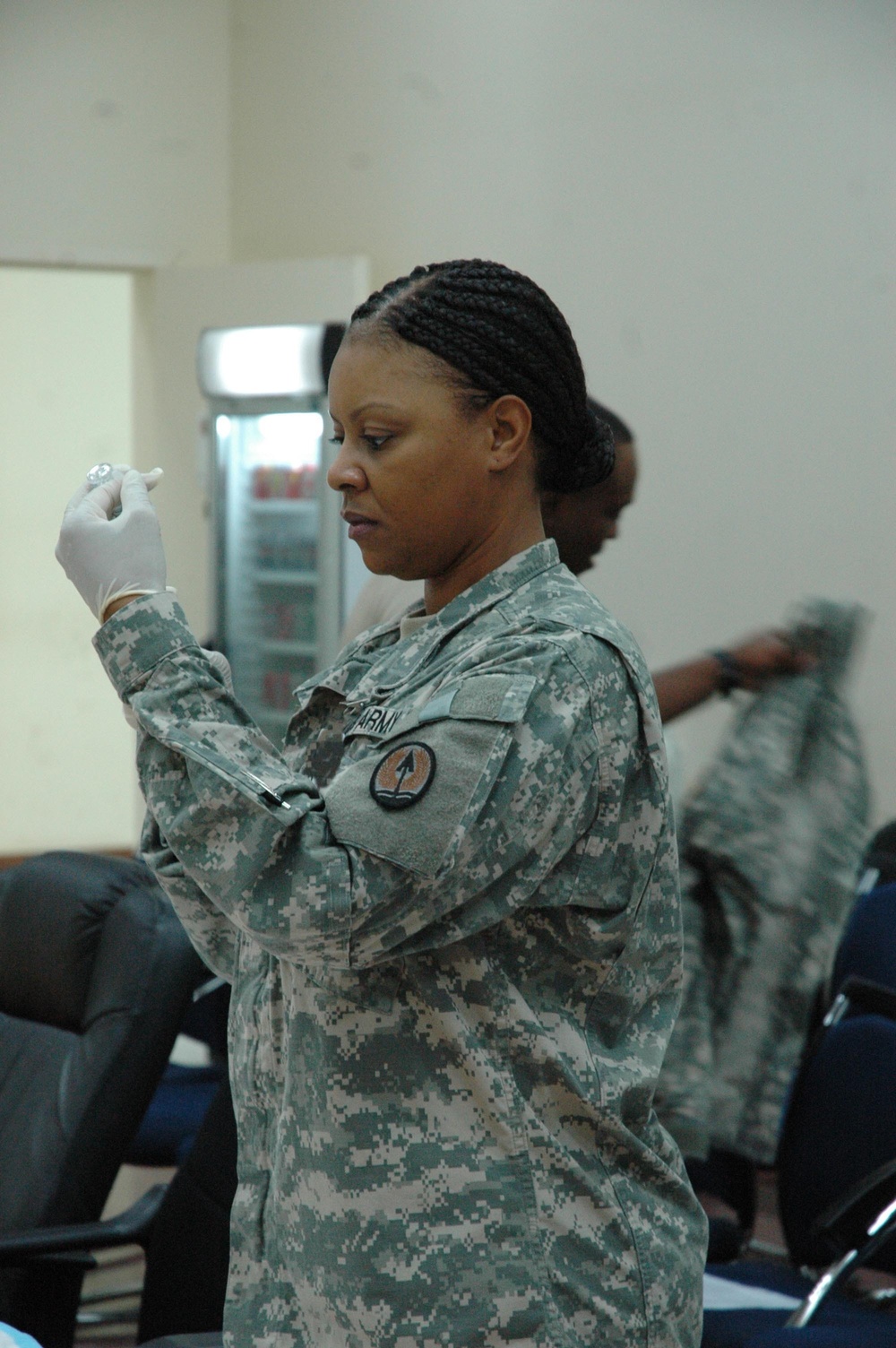 Troops Receive Anthrax Vaccines