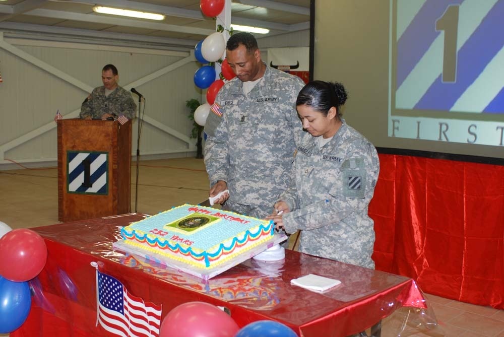 Camp Ramadi Soldiers celebrate 232nd Army Birthday