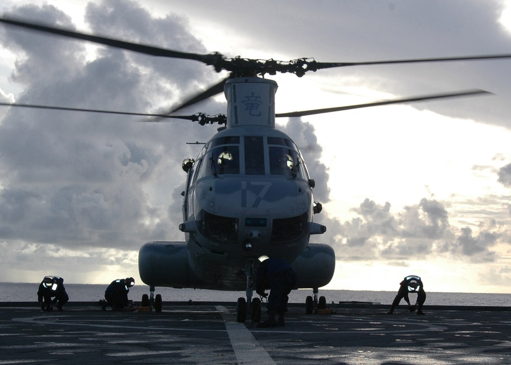 USS Tortuga Deck Landing Qualifications