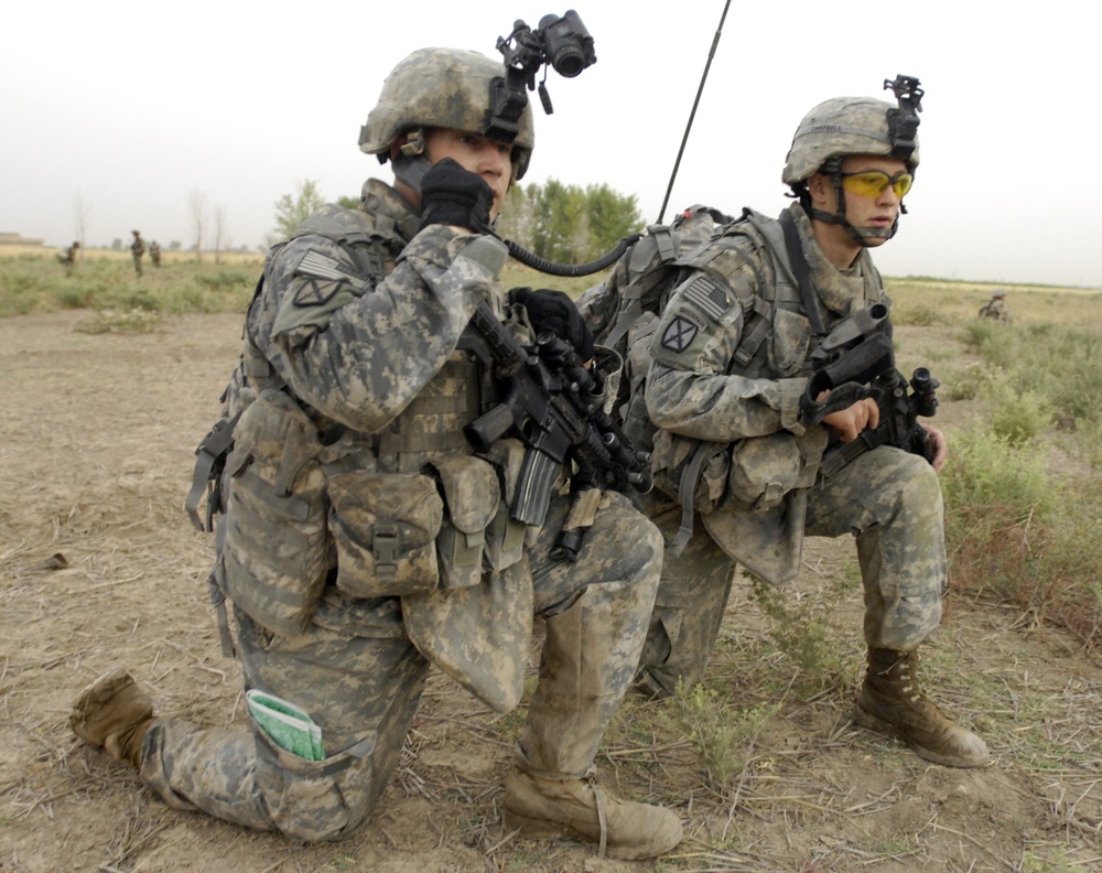 Field Artillery Searches for Explosives