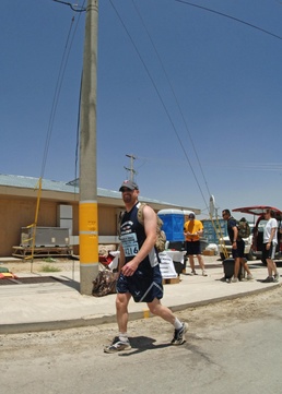 Bagram servicemembers compete in Rock 'n' Roll Marathon